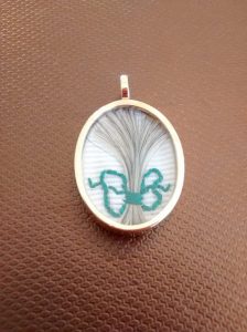 Heirloom locket - to store a lock of hair.